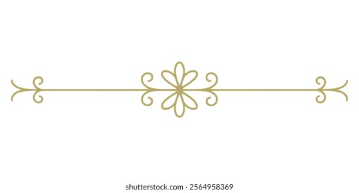 decorative divider border. floral divider