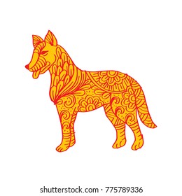 Decorative dog. Chinese Zodiac Sign