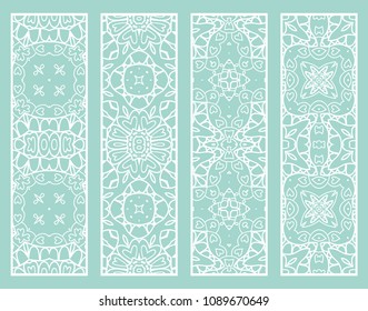 Decorative Doodle Lace Borders Patterns Tribal Stock Vector (Royalty ...