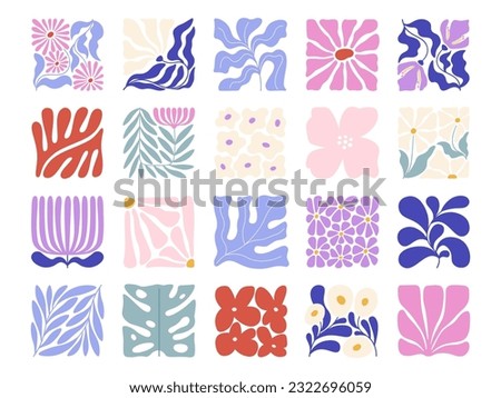 Similar – Image, Stock Photo Scribble-style plant