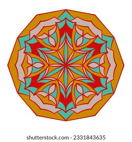 Decorative doodle ornament. Graphic design element. Vector illustration.