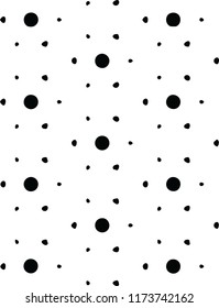 Decorative dots vector pattern for many creative ideas