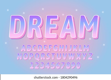 decorative dream Font and Alphabet