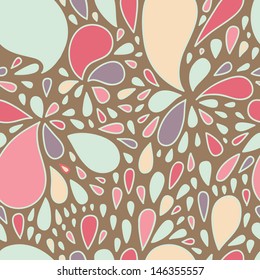 decorative drop seamless pattern