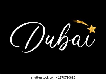 Decorative Dubai Text