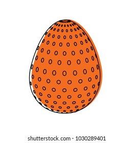 decorative easter egg ornament dotted