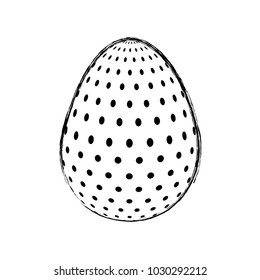 decorative easter egg ornament dotted