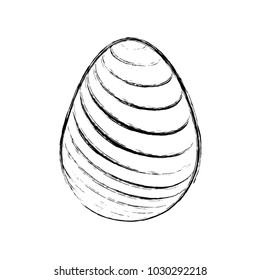 decorative easter egg ornament festive line