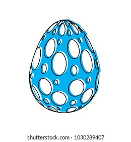 decorative easter egg ornament spotted