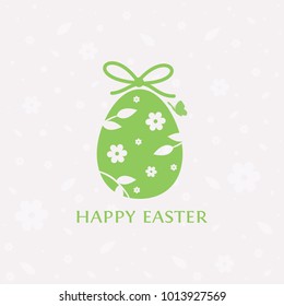 Decorative easter egg for spring.