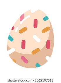 Decorative easter egg vector illustration