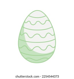 decorative egg easter icon white background