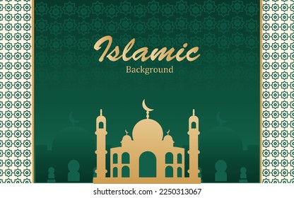 decorative eid mubarak islamic Background