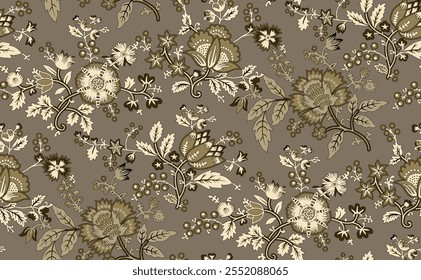 Decorative elegant luxury design.Paisley pattern.
