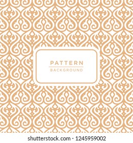 Decorative Elegant ornamental pattern background  for wedding invitation template, Greeting card invitation ornaments.  