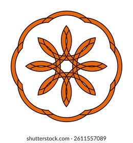 decorative element in abstract style