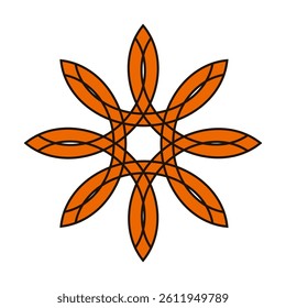 decorative element in abstract style