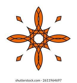 decorative element in abstract style