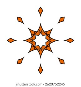 decorative element in abstract style