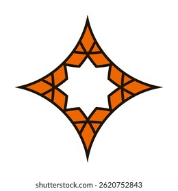 decorative element in abstract style