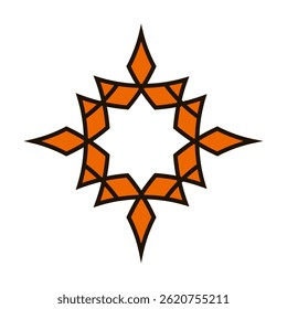decorative element in abstract style
