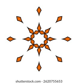 decorative element in abstract style