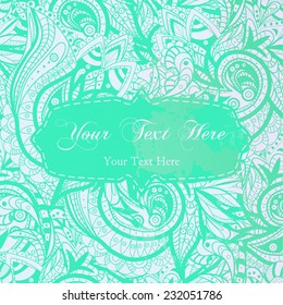 Decorative element background. Abstract wedding invitation card. Template wave design for card. Abstract sea background, wave theme pattern, vector wave ornaments