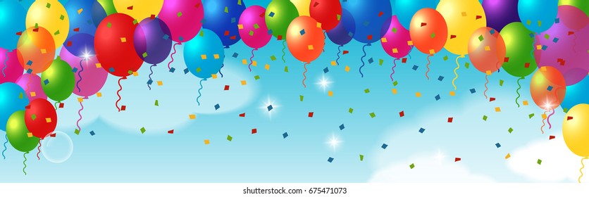 Decorative Element With Balloons