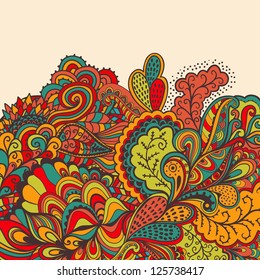 Decorative element border. Abstract invitation card. Template wave design for card. Abstract sea background, wave theme seamless pattern, vector wave ornaments - summer, maritime theme for design