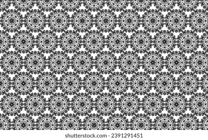 Decorative Element circle seamless pattern