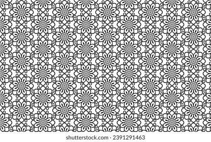 Decorative Element circle seamless pattern