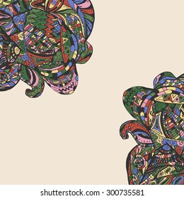 Decorative Element Corners for Scrapbook, invitation Card, Banner or Background. Vector seamless ornament Pattern