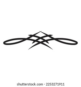 Decorative element design abstract vector