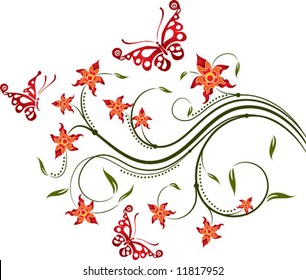 Decorative element for design, vector illustration