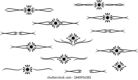 Decorative element divider separator pattern	
