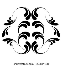 The decorative element. Ethnic pattern.