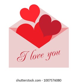 Decorative element heart. Valentine's Day