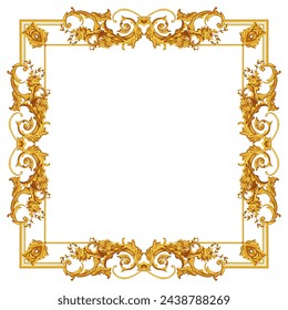 Decorative element for interior design in Baroque style