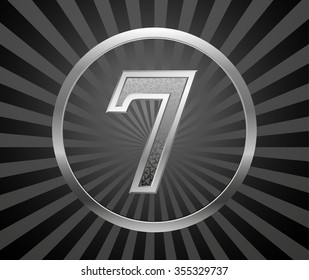 Decorative element with number