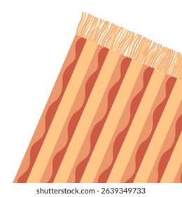 Decorative element for photo album on table. Carpet. Good memory. Vector illustration in cartoon style