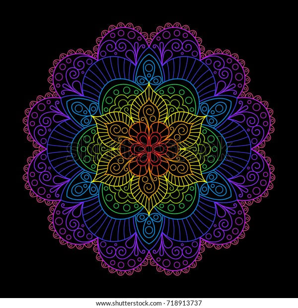 Free Free Rainbow Mandala Svg Free 796 SVG PNG EPS DXF File