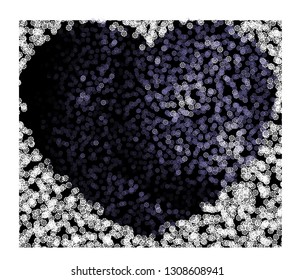 Decorative element in shape of heart