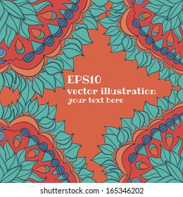 Decorative element for your design. vector doodle