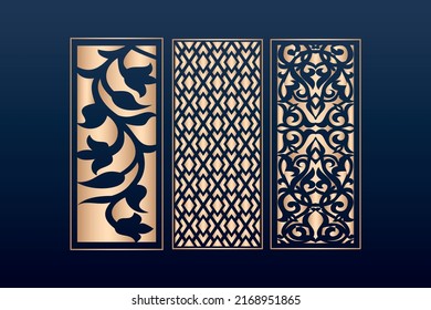 decorative elements  border | frame | borders  pattern islamic pattern | files dxf  Laser cut panel template | cnc files.Triangle geometric pattern gold black background