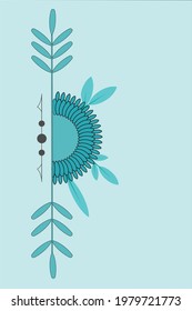 Elementos decorativos para el diseño. Aislado sobre fondo colorido