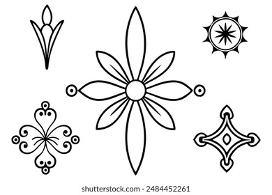 Decorative Elements for enthusiasts of intricate and stylish design elements