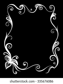 Decorative elements. Frame. Vector