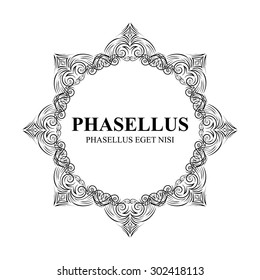 Decorative elements. Frames. Vector