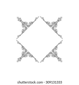 Decorative elements. Frames. Vector