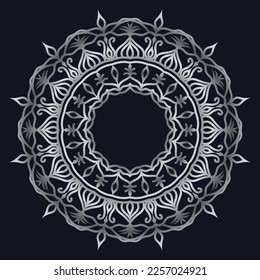 Decorative elements luxury ornament pattern gradient mandala design